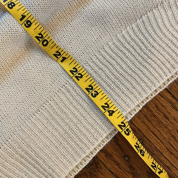 Bo Bel Cream Anchor Oversized Light Women’s Sweater, Size Small - Picture 10 of 12